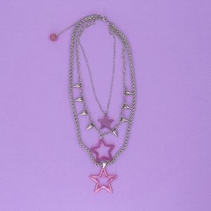 ⭐️ Holographic Pink Ophelia Necklace ⭐️
